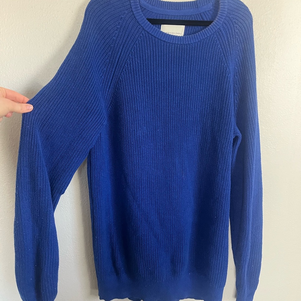 American eagle oversized cobalt Blue Sweater